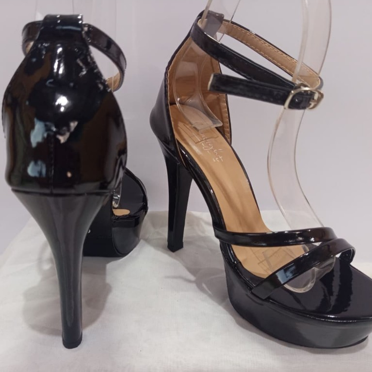 Moonlight- Myesa Ankle strap Heels 13cm, Heels Mangkok lancip 13cm