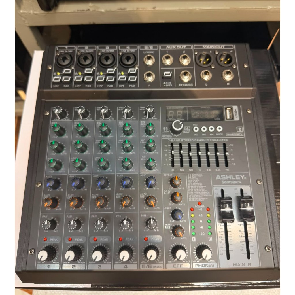 Ashley Samson 4 Mixer Audio Samson4 4CH