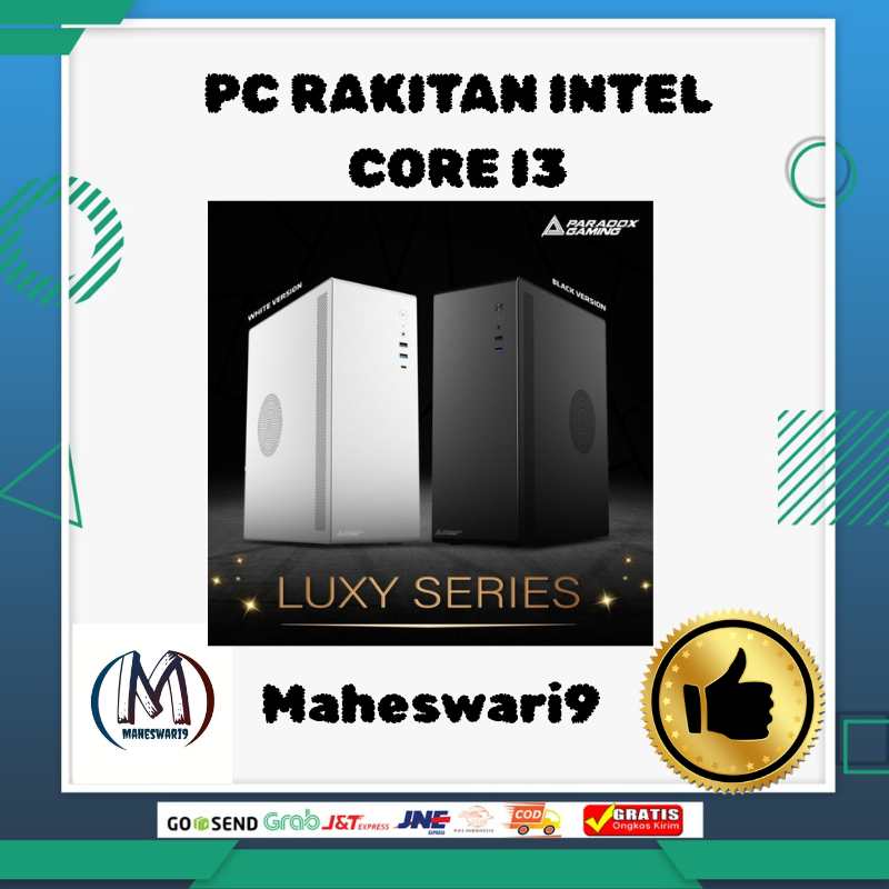 PC RAKITAN CORE I3 9100 GEN 9 SSD 512GB