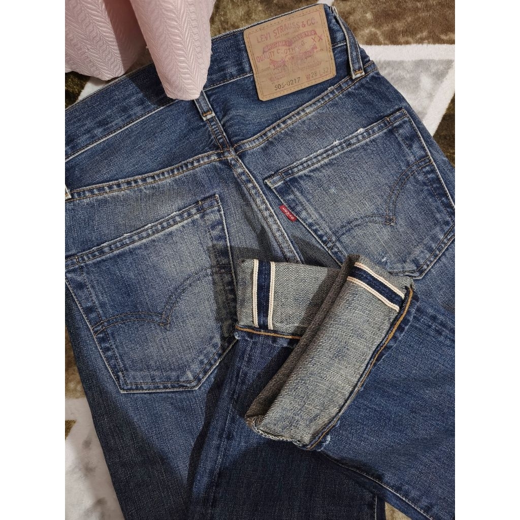 celana Levis 505 LVC selvedge
