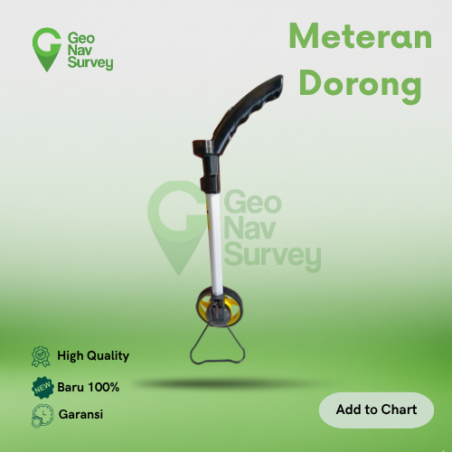 Meteran Dorong / Meteran Jalan Digital Dorong Roda Walking Measure