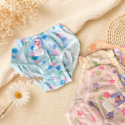 6 PCS CD Celana Dalam Wanita Dewasa Yulia Bunga