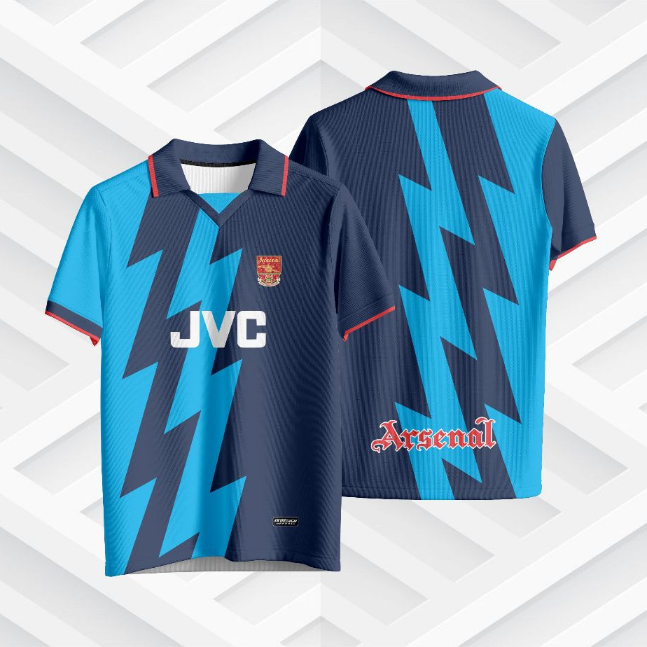 ITSME // JERSEY RETRO // JERSEY OLAHRAGA // JERSEY SEPAKBOLA // JERSEY VINTAGE ARSENAL 1995
