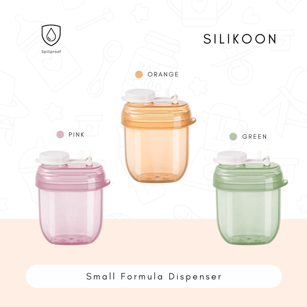 SILIKOON Premium Small Formula Dispenser - Wadah Tempat Kotak Penyimpanan Susu Formula Bubuk SuFor T