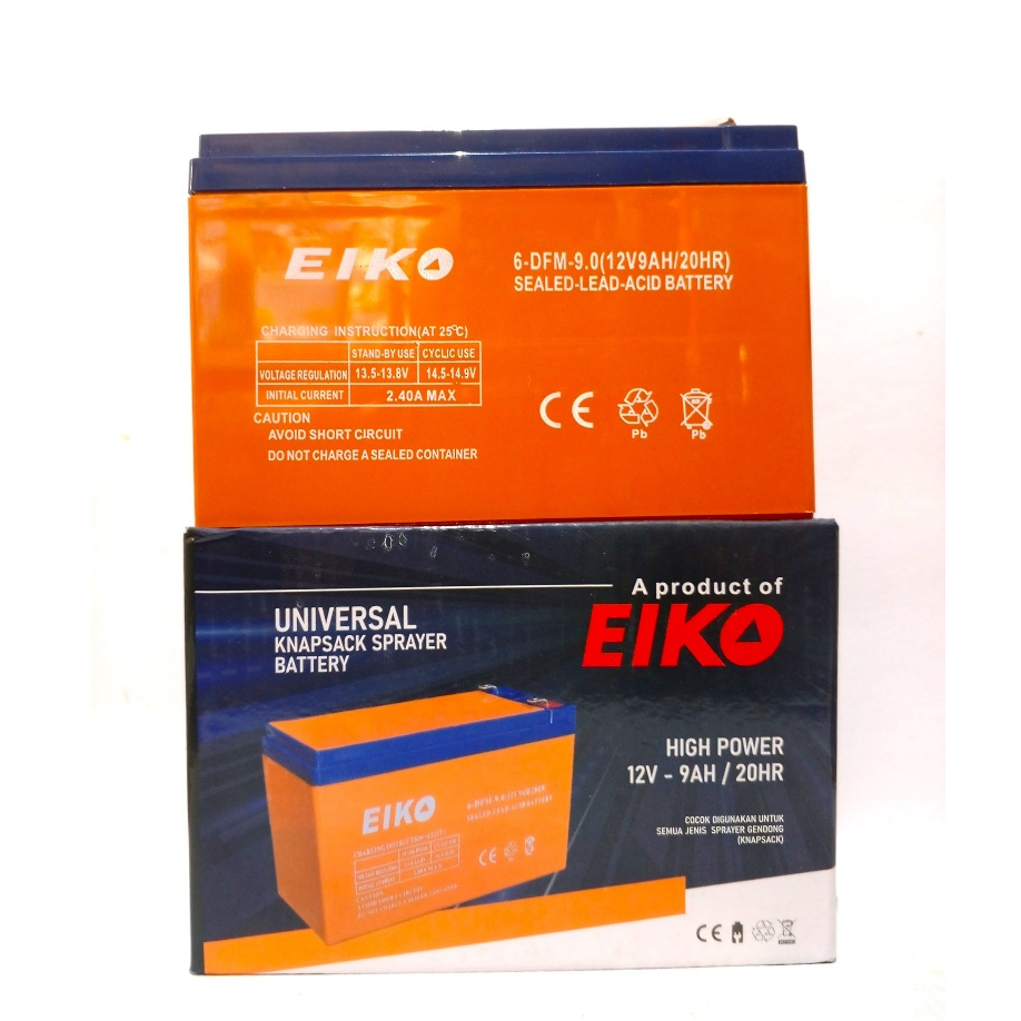 Baterai Aki Sprayer Elektrik EIKO 12V-9AH