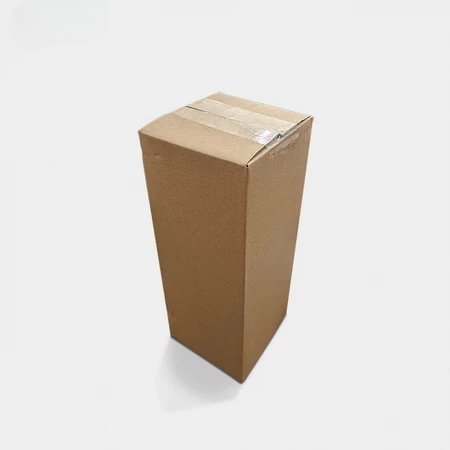 Kardus Box Packing Tumbler 10 x 10 x 26 cm Coklat Polos