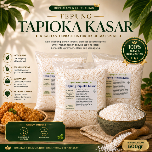 Tepung Crispy Shihlin 500 gram Tepung Kasar Shihlin Chicken Tapioka Kasar