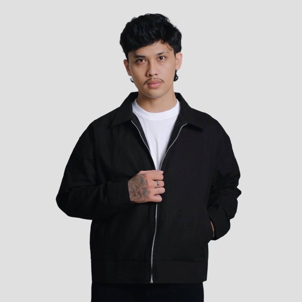 Hema Boxy Work Jacket Zipper - Heaven