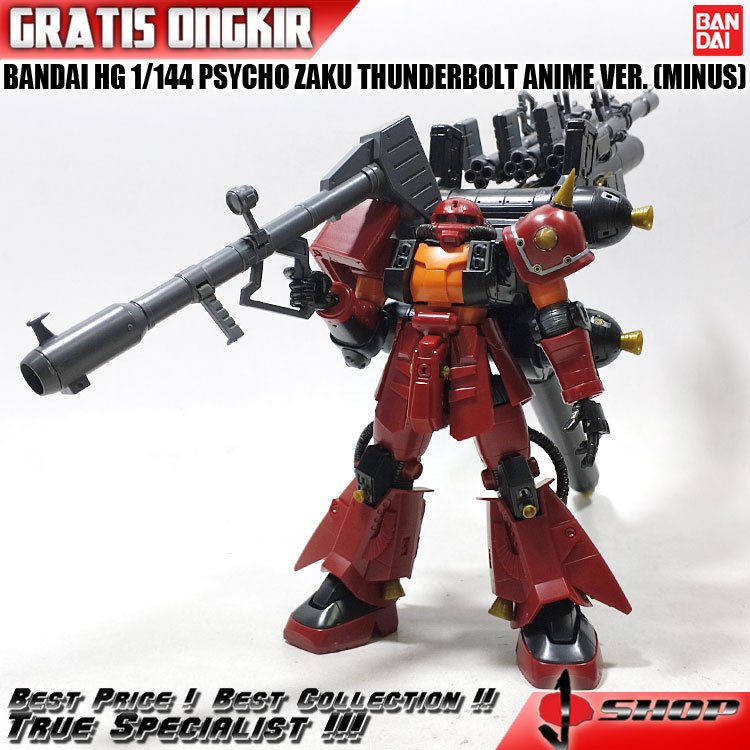 BANDAI HG 1/144 PSYCHO ZAKU THUNDERBOLT / THUNDER BOLT ANIME VER. (MINUS) HG4281
