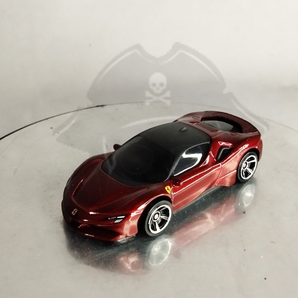 DIECAST HOTWHEELS REAL CARS LOOSE FERRARI SF90 STRADALE, HOTWHEELS LOOSE FERRARI
