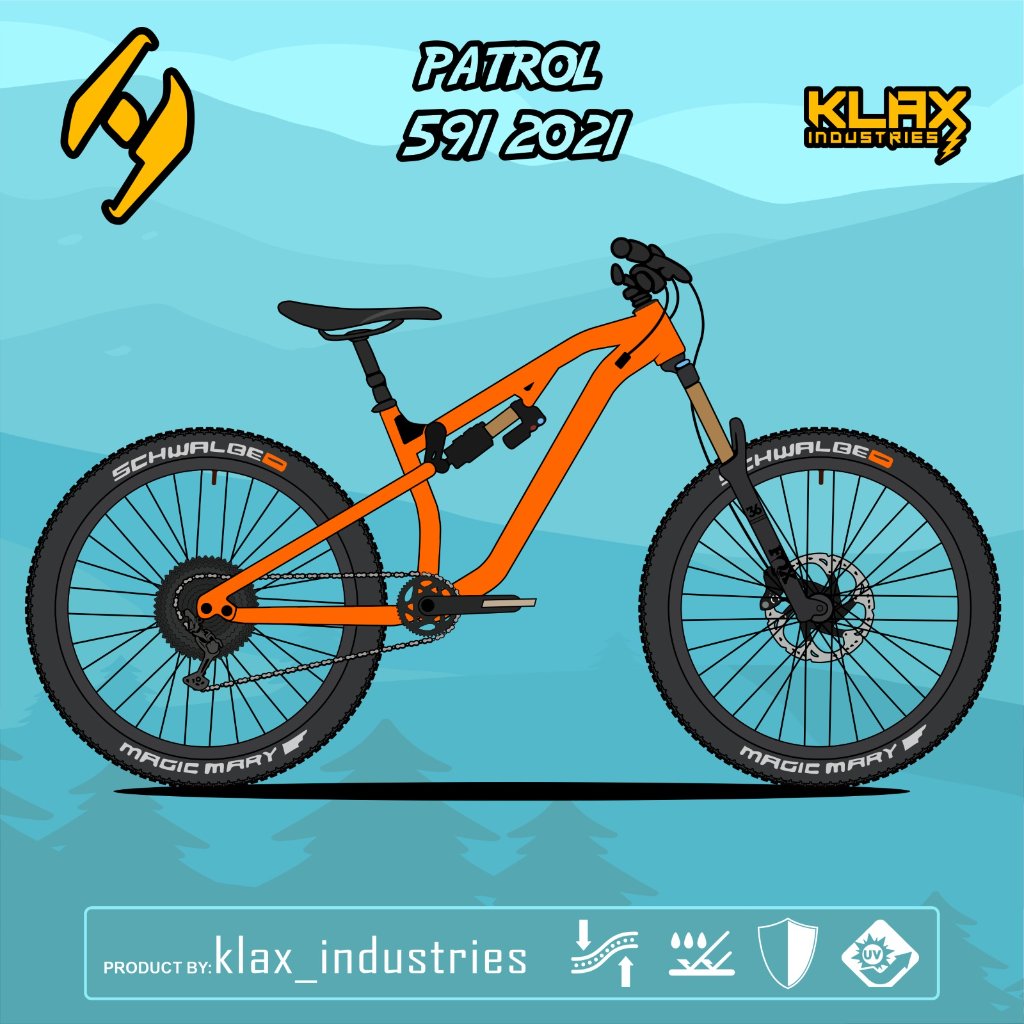 Protector 95% Patrol 591 2021 S FULL WRAP PROTECTOR KLAX industries