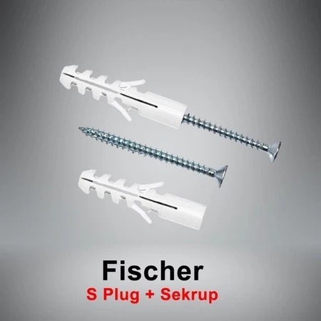 Viser Skrup S6 isi 50 set / fisher Fiser Sekrup Mikotek / fischer