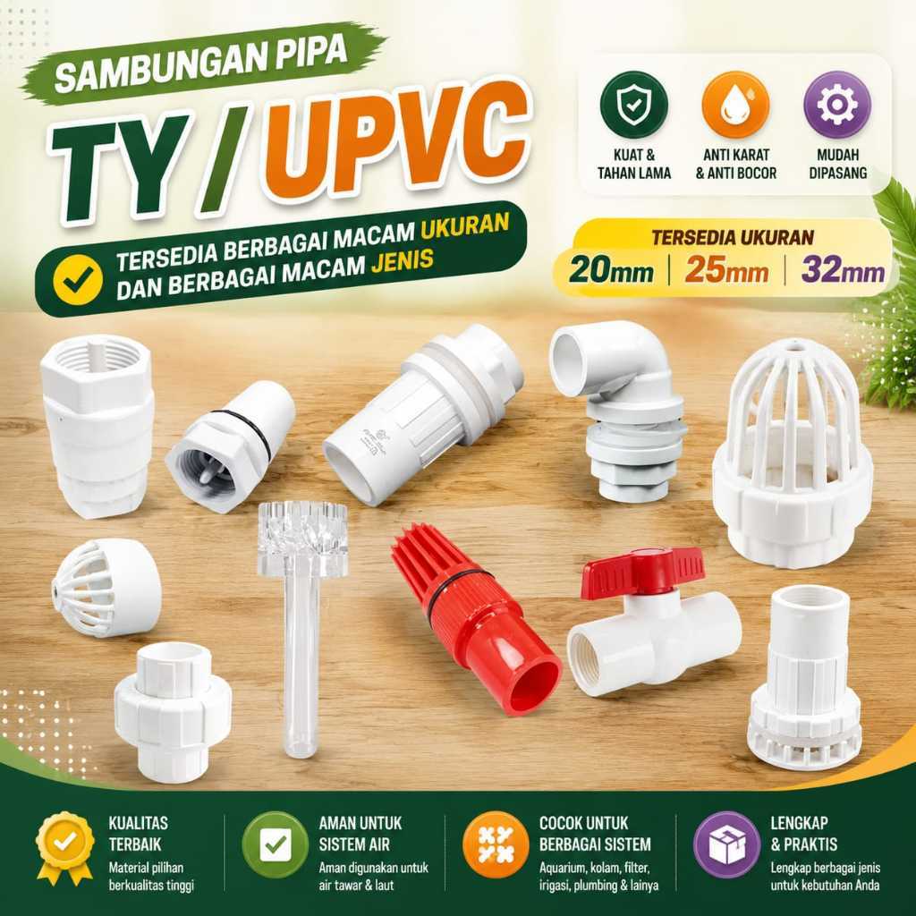 Filter China Style Sambungan Pipa (PART 1) | Sambungan Pipa TY Aquarium Atau Setara Atau UPVC | Samb