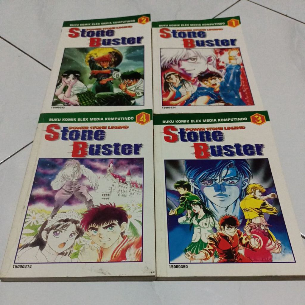 komik power stone legend - stone buster