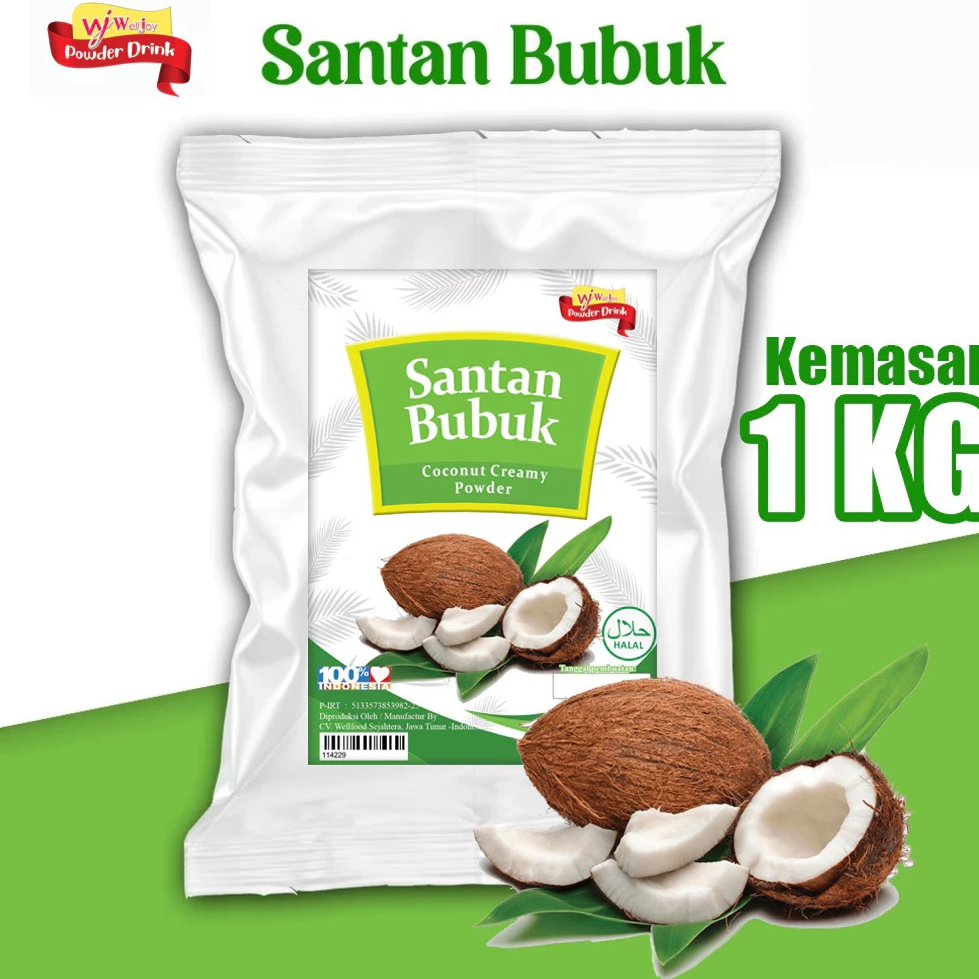 WELLJOY - 1KG Santan Bubuk - Khusus Minuman