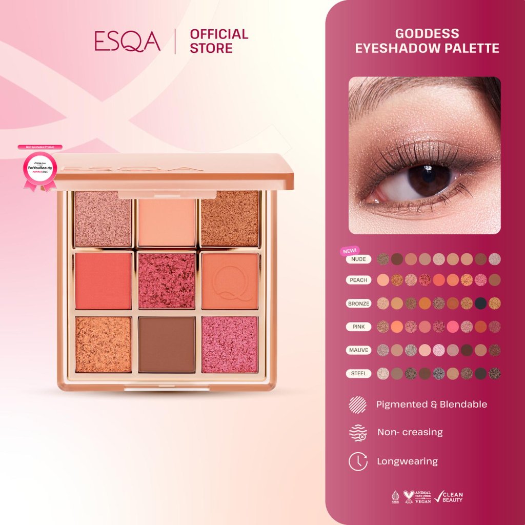 EXP 2029 ESQA Goddess Eyeshadow Palette