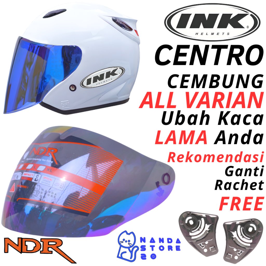 Kaca Helm INK CENTRO Visor Helmet CEMBUNG venom open ink centro 2