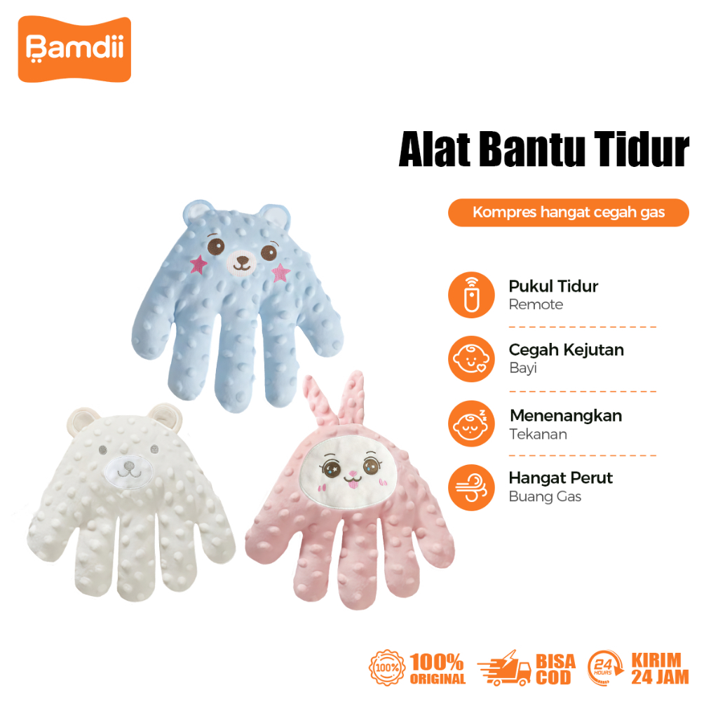 Soothing Palm Bayi Listrik Otomatis Menepuk Anti Kaget Anti Kembung Alat Pembantu Tidur Bayi Membuju