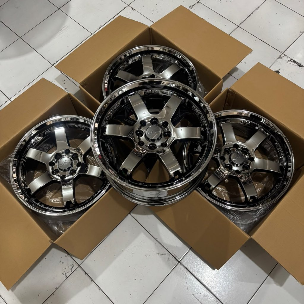 Velg Mobil TE37 Ring 16 Lebar 7 ET 42 Pcd 4x100 4x114 Flow Forming Like Original