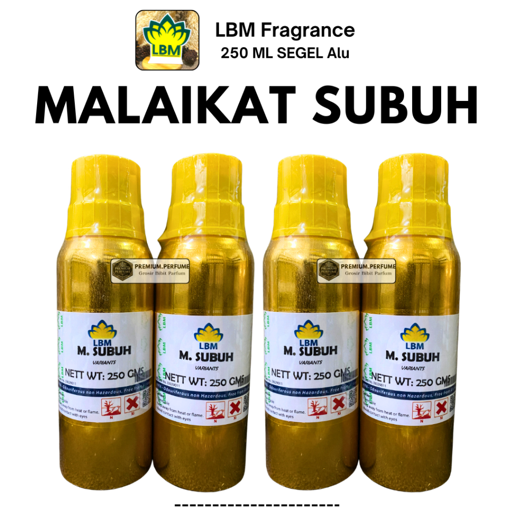 Bibit Parfum M. SUBUH / MALAIKAT SUBUH SEGEL PABRIK PARFUME ORI 250ML / Selection SN Bibit Minyak Wa