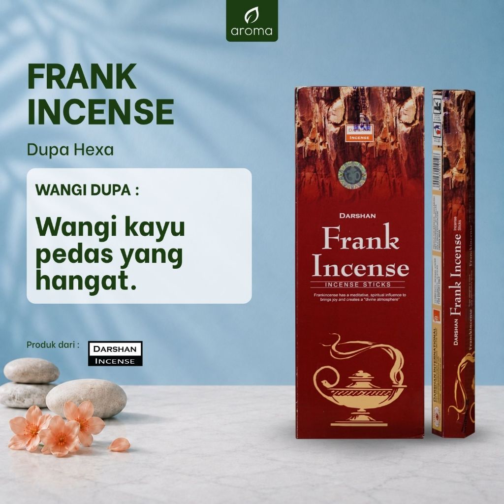 Dupa India Aromaterapi Hexa - Darshan Frankincense