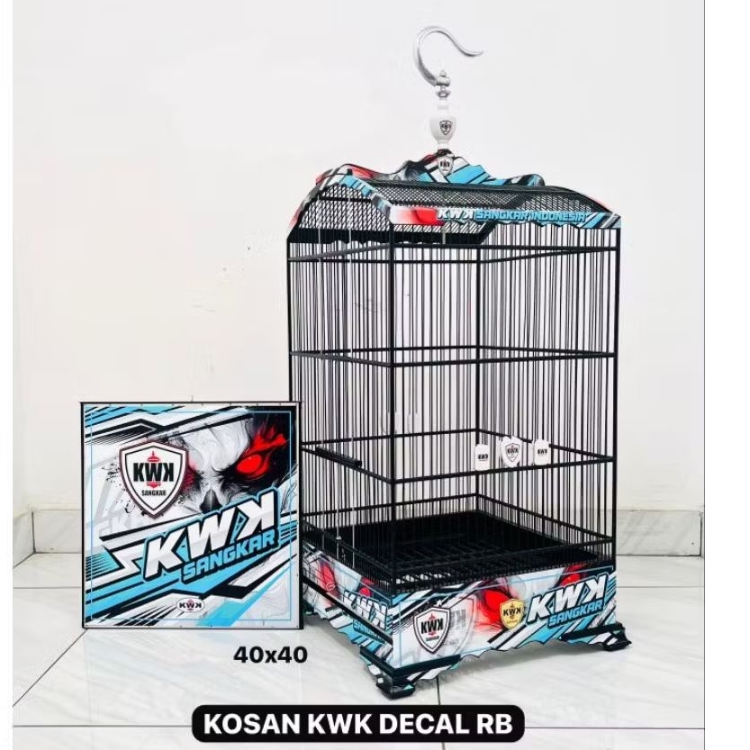 sangkar khosan kosan kwk decal series 40x40