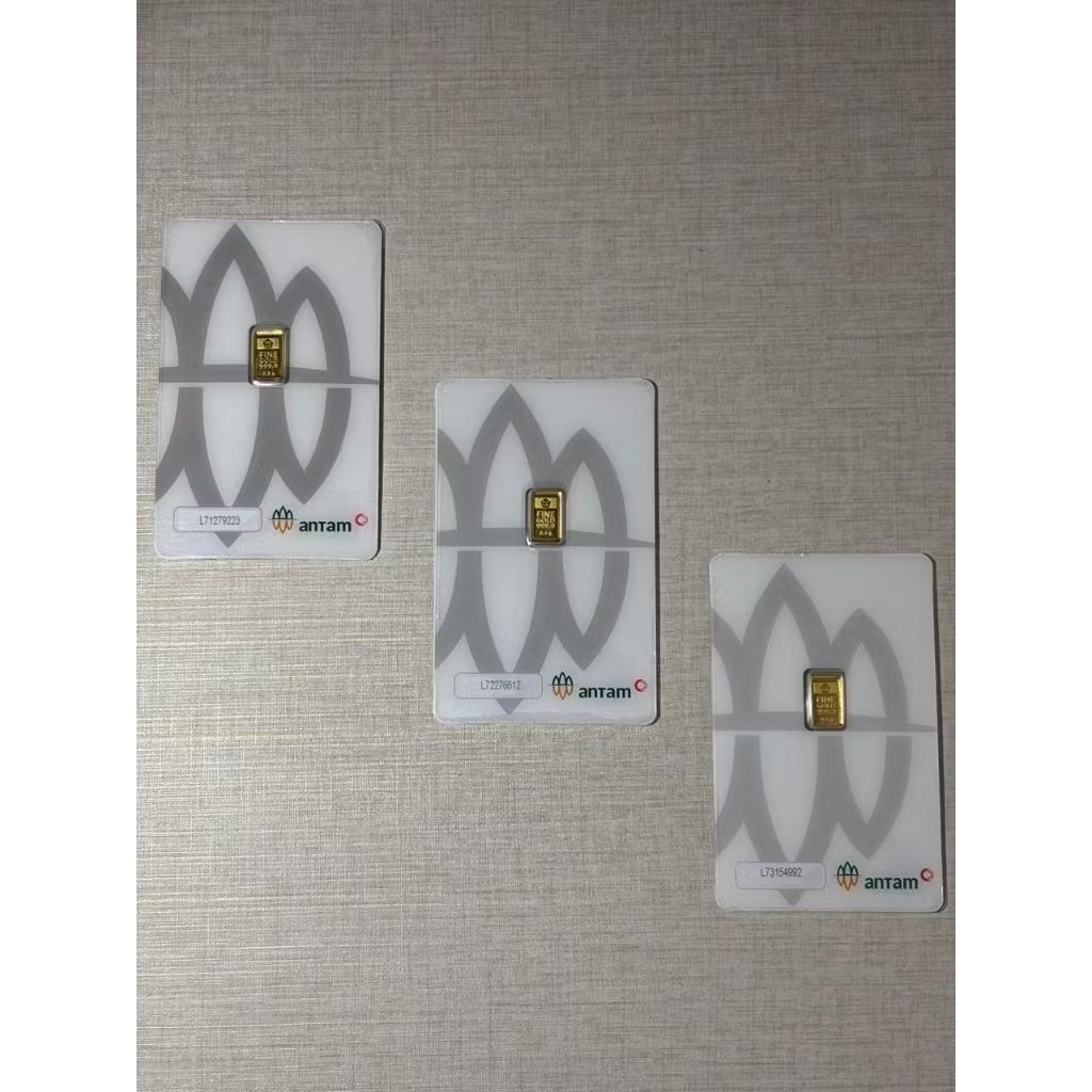 Logam Mulia Antam 0,5 Gram Emas Batangan 999.9