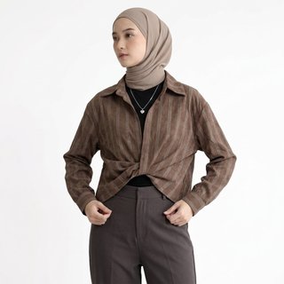Delova Wardrobe – KENZIE Crop Shirt | Premium Inner