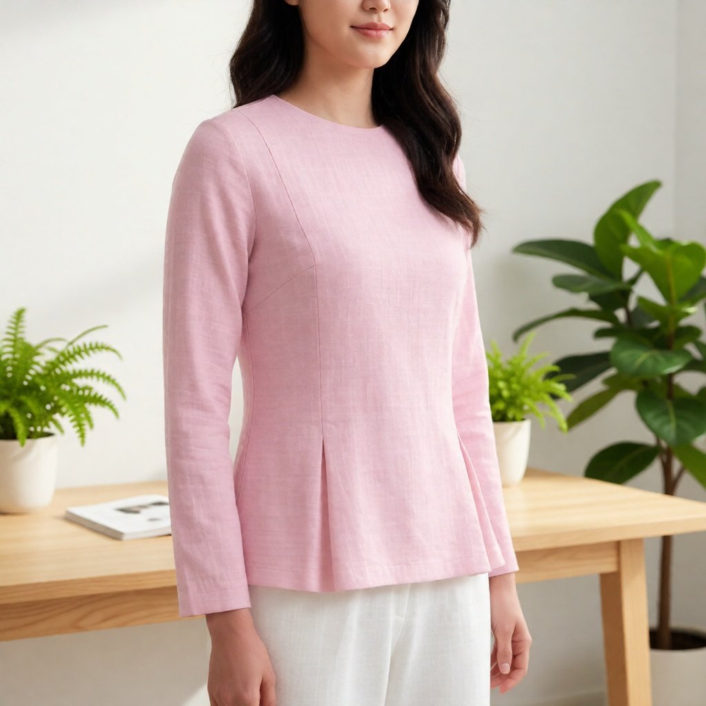 DRSA - Velyn Blouse / Atasan Wanita / Blouse Wanita / Korea Style / Lengan Pendek / Lengan panjang