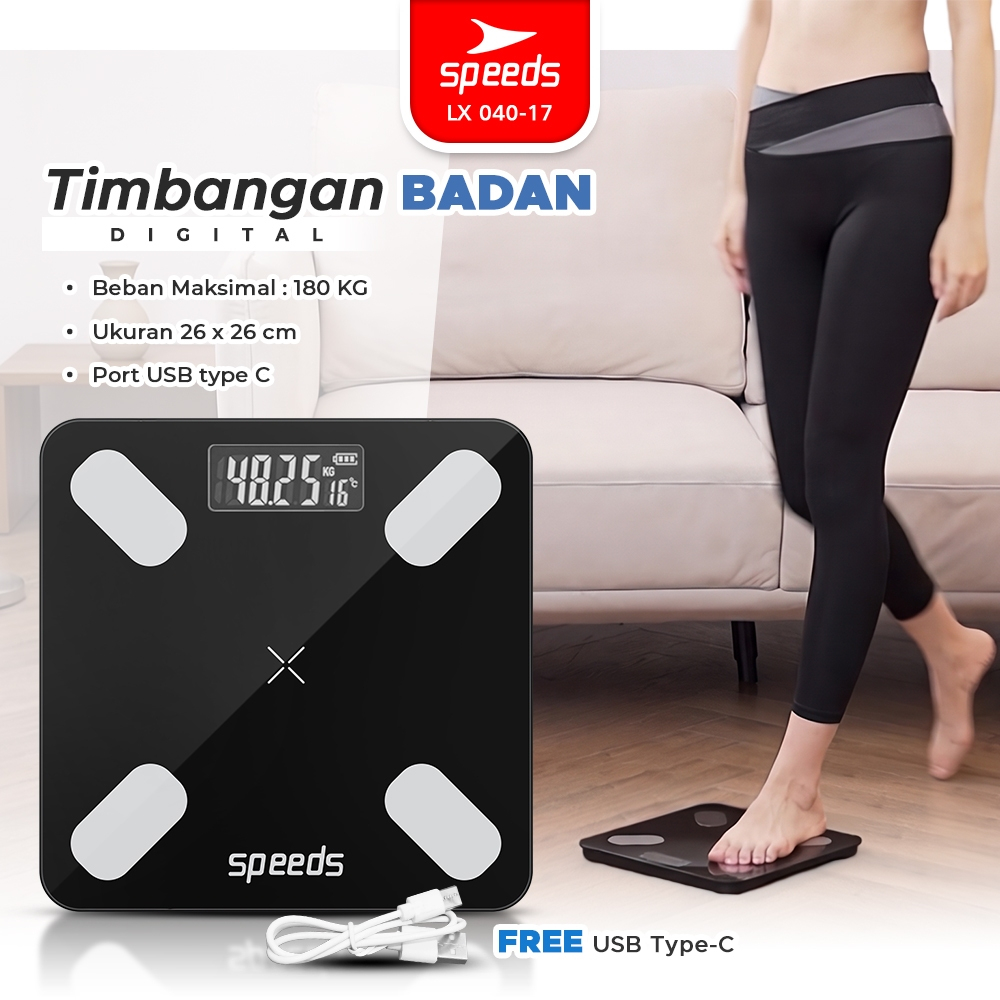 speeds 040-17 Timbangan Badan Digital