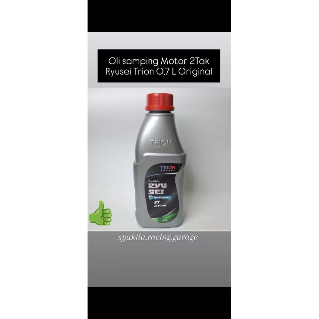 Oli Samping Motor 2Tak TRION Ryusei Trion 0,7L Original