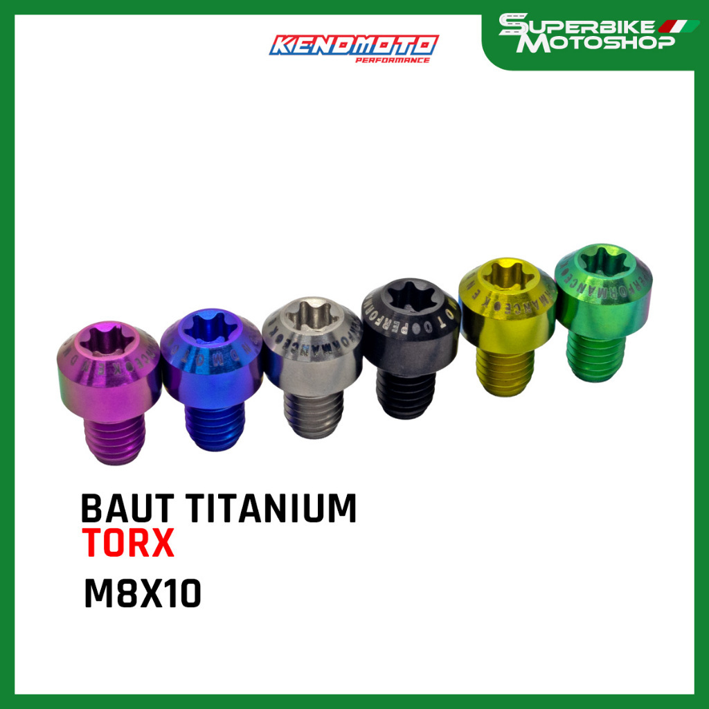 KENDMOTO Titanium Baut TORX M8x10
