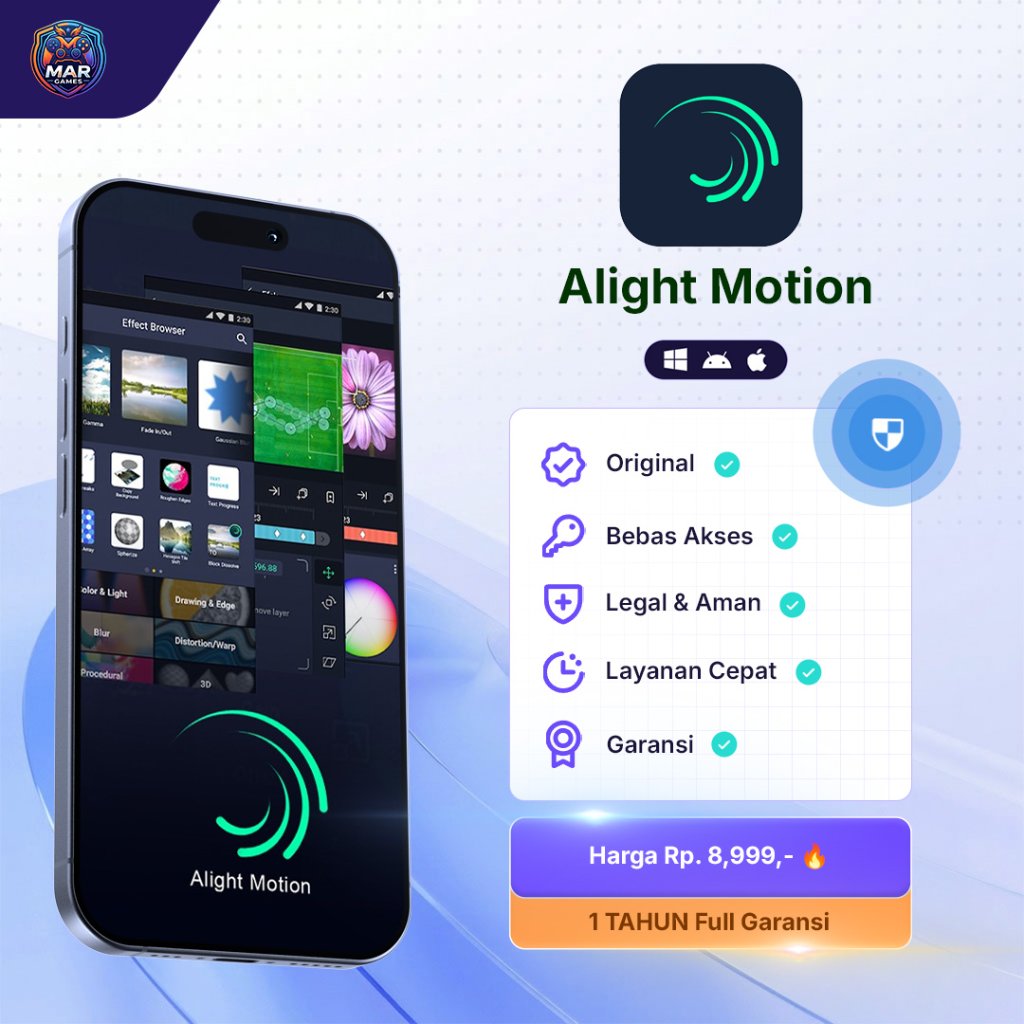 ALIGHT MOTION PREMIUM 1 TAHUN