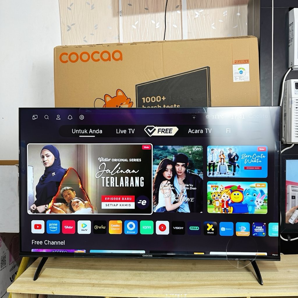Led TV Coocaa 43 inch 43inch 43S3U 43S 3U 3 U 43S3 U Smart OS Coolita