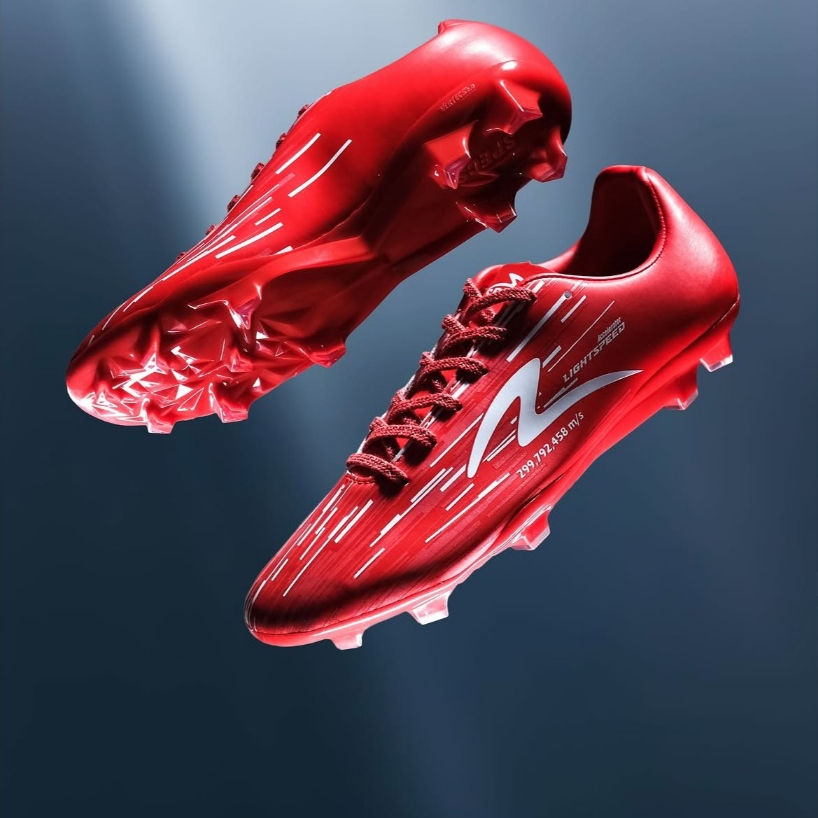 BISA COD. Specs Sepatu Bola Accelerator Lightspeed Reborn FG Sepatu Specs Lightspeed Reborn Silver B