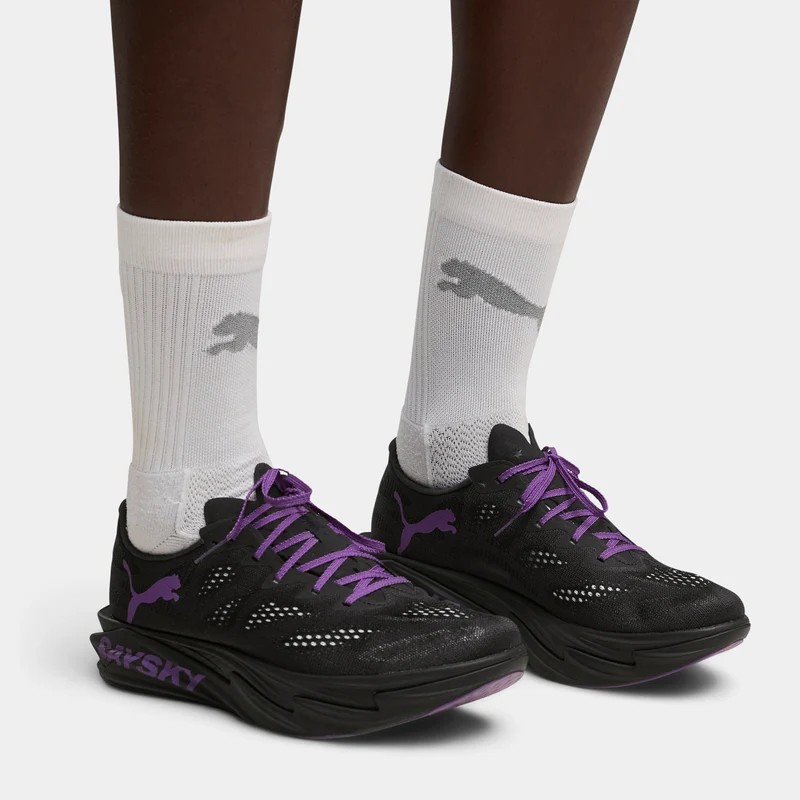 Puma x Saysky Deviate NITRO Elite 4 Black Women Sepatu Lari Running