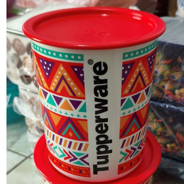 zig zag canister tupperware