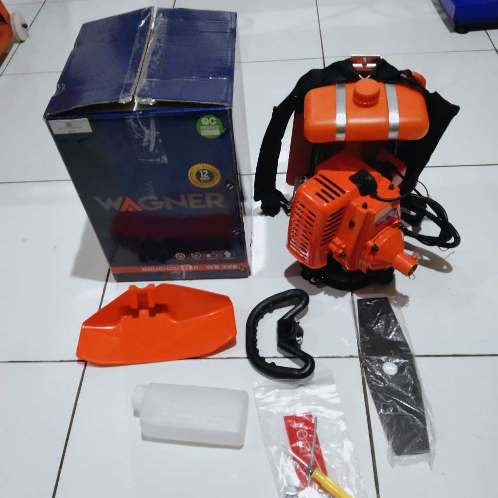 MESIN POTONG RUMPUT GENDONG 2T WAGNER WB-328  BRUSHCUTTER WB-328