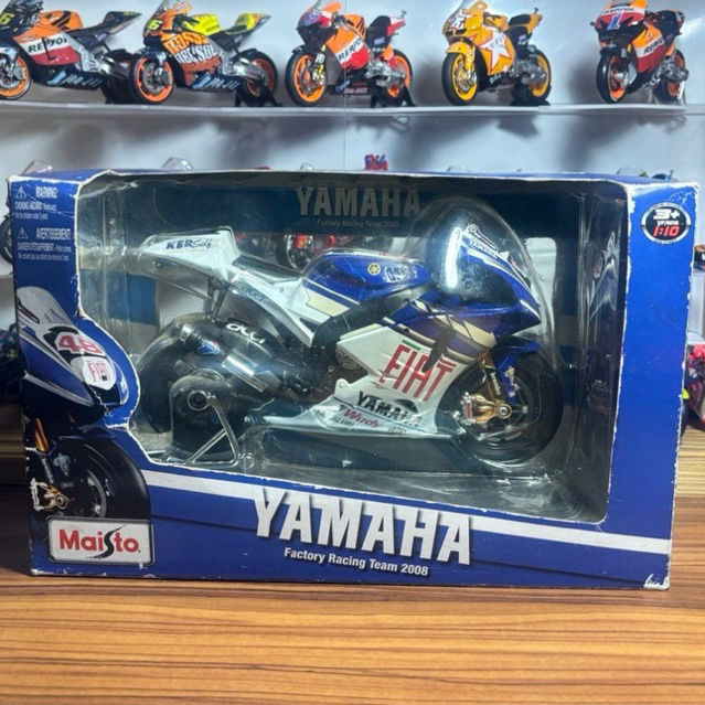 Maisto MotoGP Yamaha FIAT - Jorge Lorenzo #48 (2008) skala 1:10