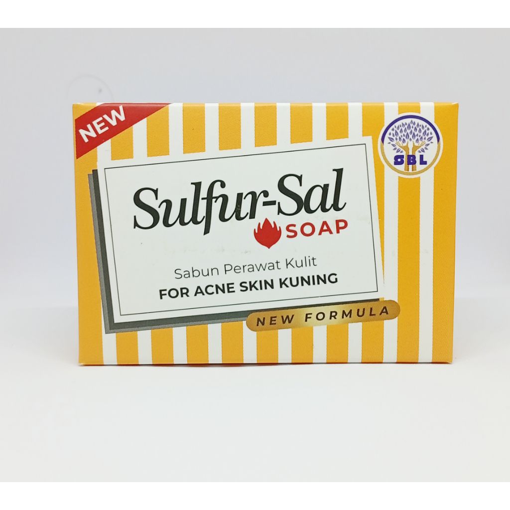 SBL Sulfur-Sal Soap Sabun Perawat Kulit untuk Acne Skin Kuning New Formula