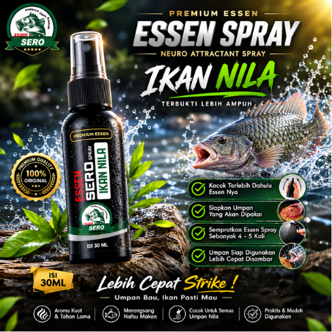 ESSEN SERO SPRAY – IKAN NILA 30 ML
