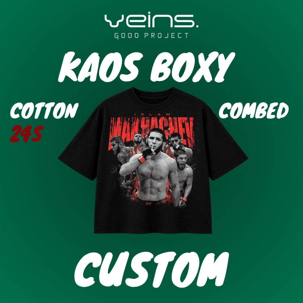RASTER KAOS BOXY 24 S CUSTOM / DESAIN RASTER / BEBAS DESAIN / DTF RASTER