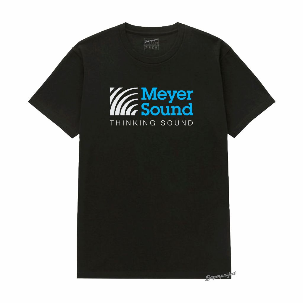 Kaos audio Meyer Sound Thinking sound round neck unisex 100% katun