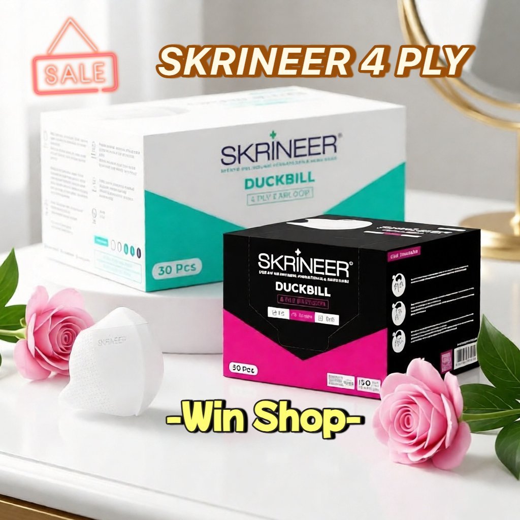 MASKER DUCKBILL SKRINEER 4 PLY BFE 99% 30s TERMURAH