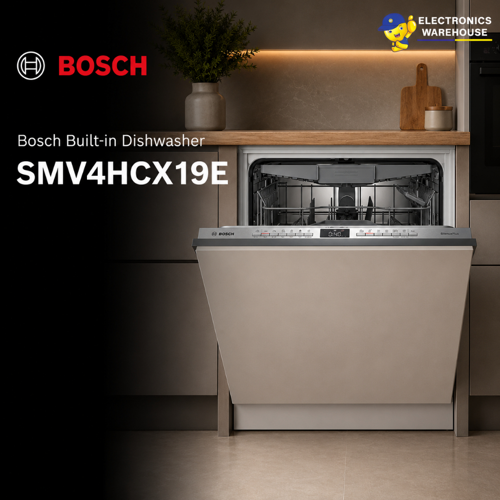 Bosch SMV4HCX19E Fully-Integrated Dishwasher / Mesin Pencuci Piring Bosch Dishwasher Built-in SMV4HC