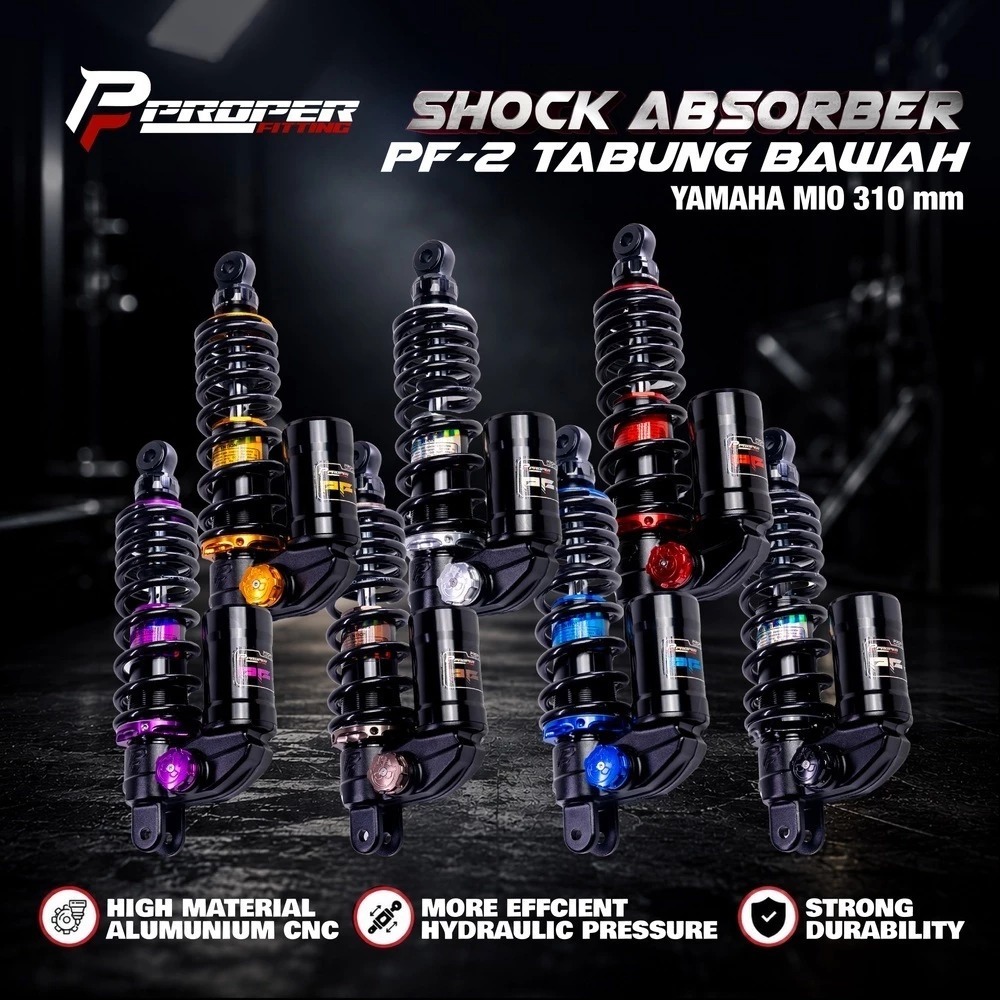 PROPER FITTING SHOCK ABSORBER PF-2 TABUNG BAWAH YAMAHA MIO 310MM