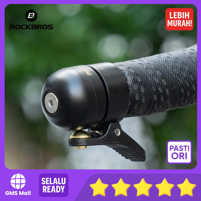 Rockbros BB2606 340023 Bell Sepeda Balap Bar End Roadbike Dropbar Bel Horn Klakson