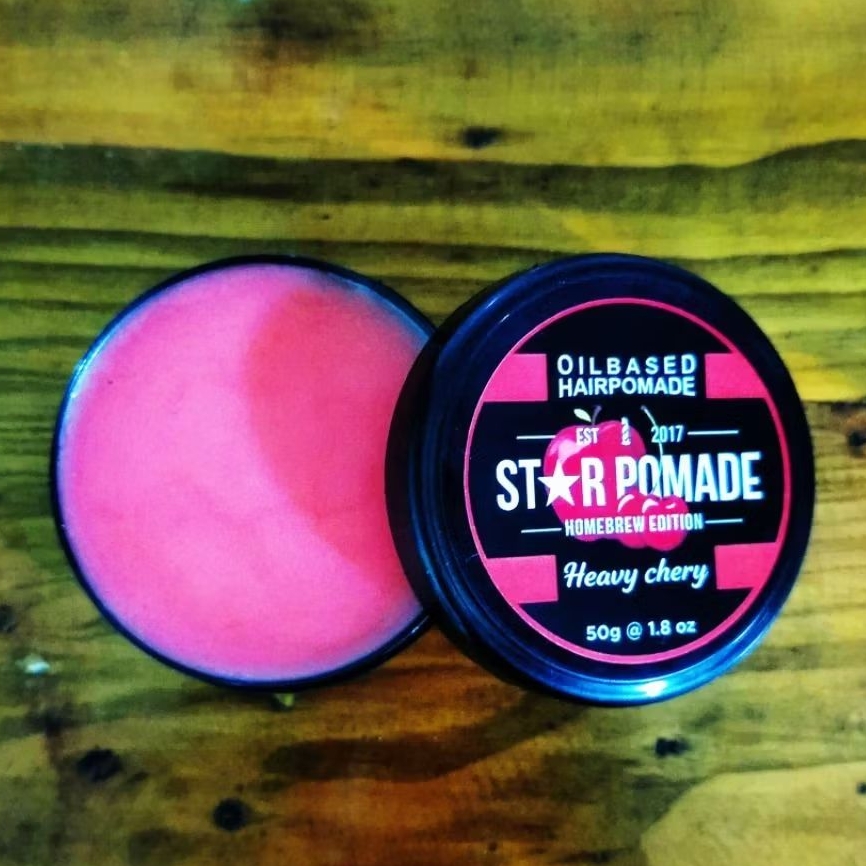 Star Pomade Aroma cherry 50 gram pomade wangi