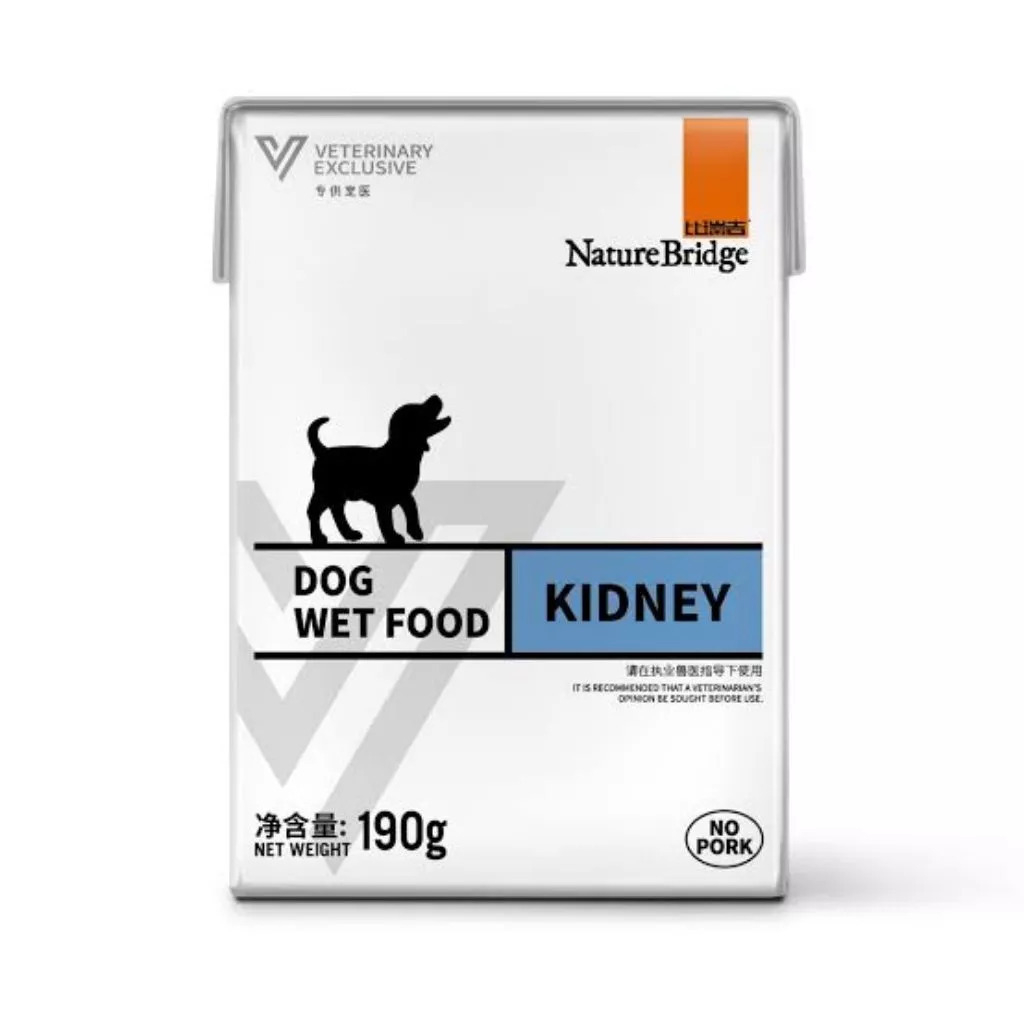 Nature Bridge Makanan Anjing Khusus Ginjal 190gr - Formula Khusus untuk Kesehatan Ginjal Anjing