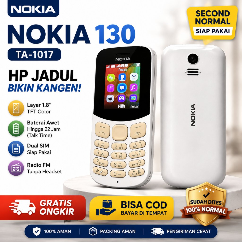 Nokia 110 130 106 215 HP Jadul Second Normal Siap Pakai Bisa COD